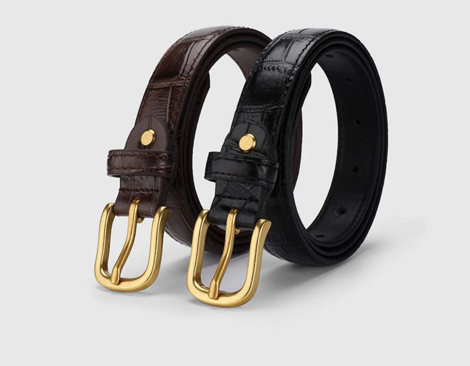 Casual Leather Belts - product detail image 2 by TRANSION