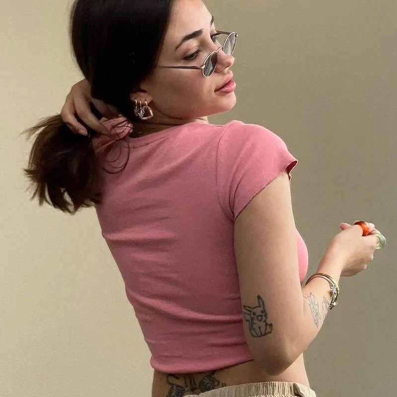 Women's Cute Short Sleeve - product detail image 5 by TRANSION