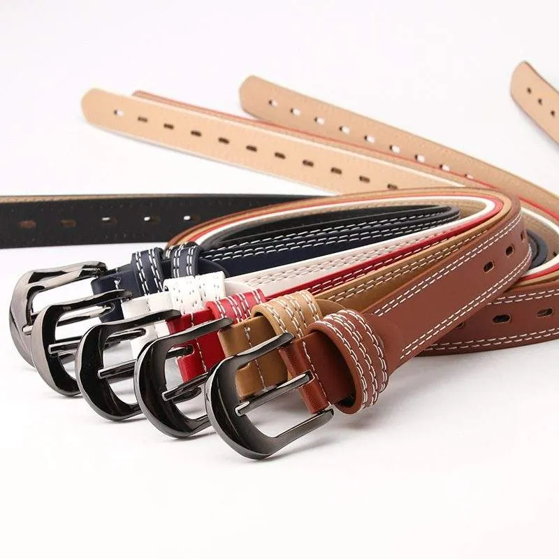 Double Stitch Hollow Belt – Fashion Decorative Belt - product detail image 1 by TRANSION