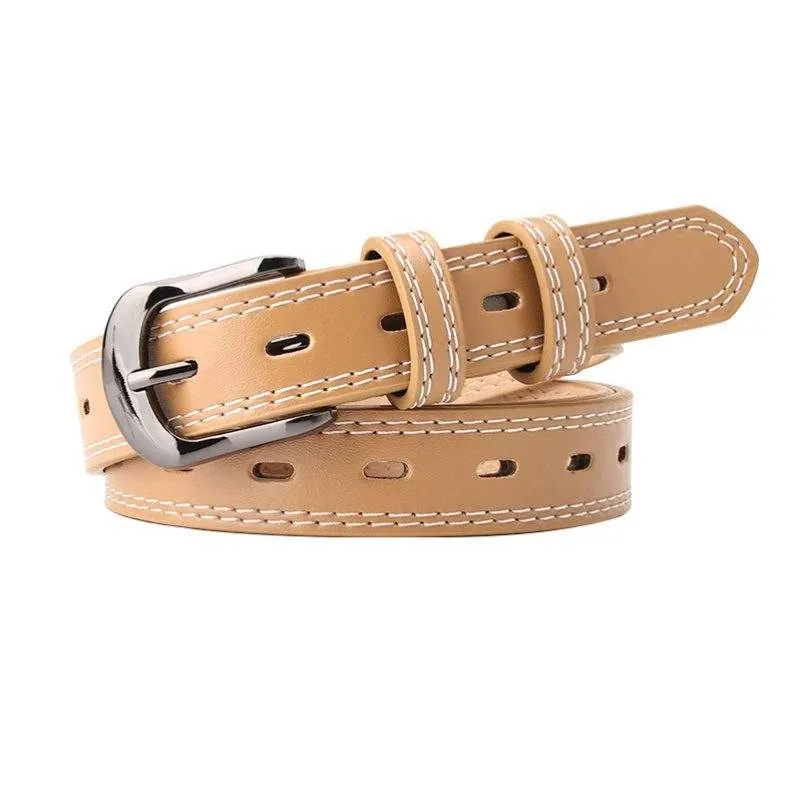 Double Stitch Hollow Belt – Fashion Decorative Belt - product detail image 2 by TRANSION
