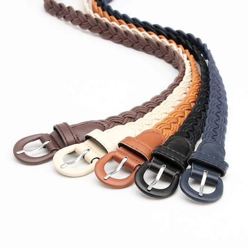 Vintage Wax Cord Woven Women’s Belt – Fashion Casual Belt - product detail image 2 by TRANSION