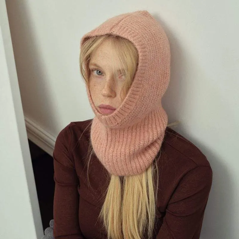 Wool Blend Knit Pull-On Beanie – Women Winter Hat - product detail image 2 by TRANSION