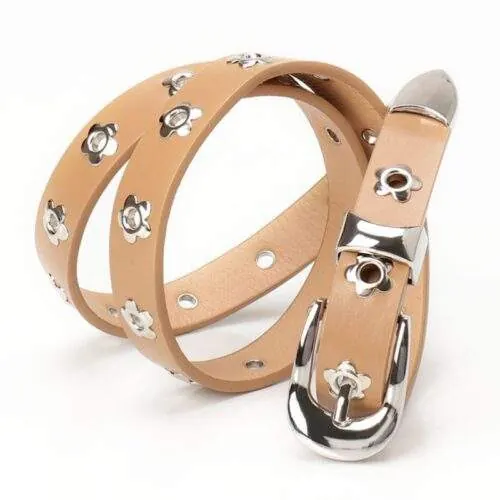 Vintage Grommet Women’s Belt – Stylish Fashion Belt - product detail image 1 by TRANSION