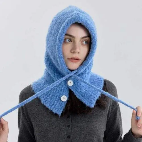 Women Knit Hat Scarf Set Wool Blend Warm Winter Hat - custom OEM apparel by TRANSION