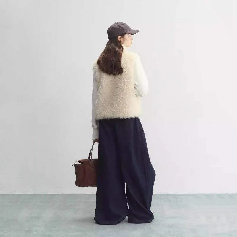 Women’s 90% White Duck Down Lined Jacket with Knit Sleeves and Stand Collar - product detail image 3 by TRANSION