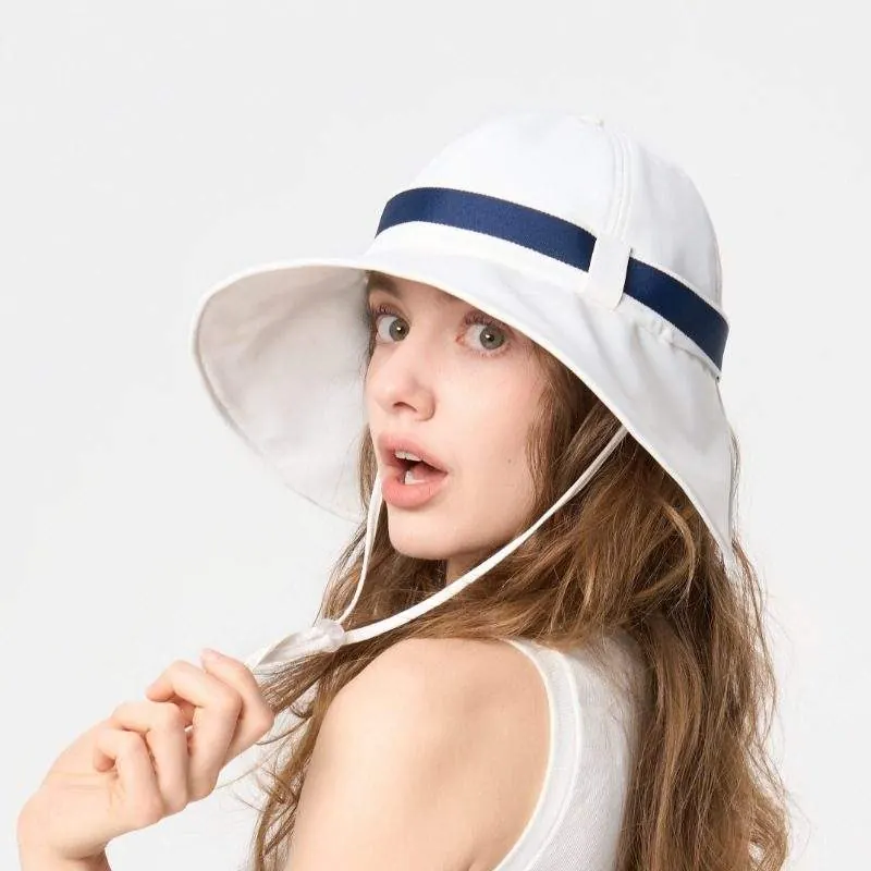 Portable Wide-Brim Sun Hat – Breathable Foldable UV Protection Hat - product detail image 1 by TRANSION