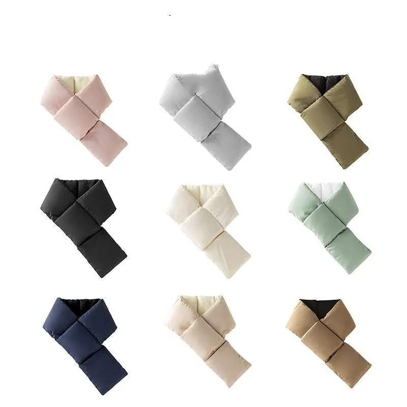Women's Winter Down Scarf – Lightweight Warm Windproof Neck Warmer - product detail image 2 by TRANSION