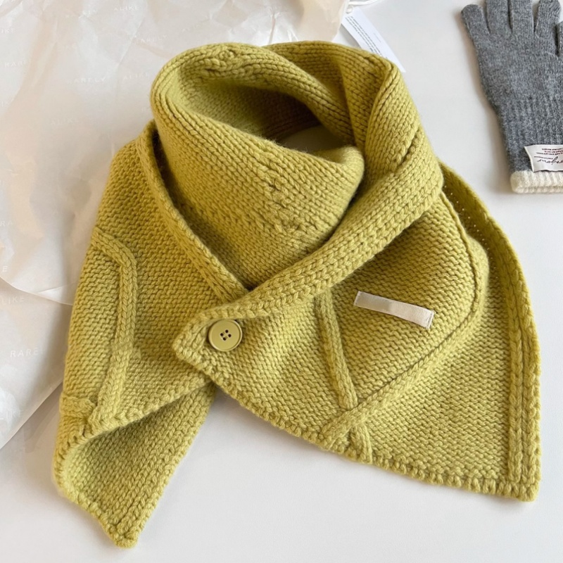 Wool Buttoned Scarf for Women – Warm & Versatile Winter Shawl - Image 2
