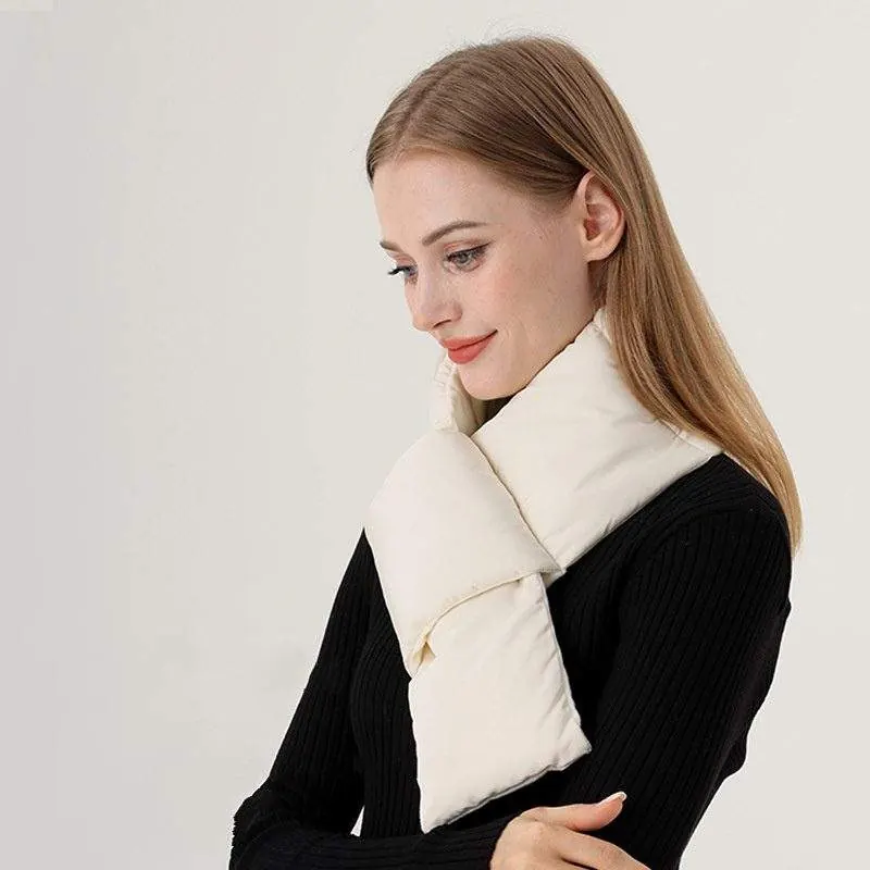 Women's Winter Down Scarf – Lightweight Warm Windproof Neck Warmer - product detail image 3 by TRANSION