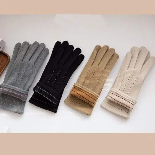 Thick Fleece-Lined Thermal Gloves with Touchscreen – Women’s Warm Winter Gloves - product detail image 6 by TRANSION