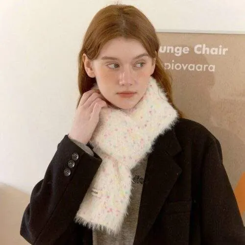 Faux Mink Colorful Plush Neck Warmer – Soft, Warm & Stylish Slip-On Winter Scarf for Women - custom OEM apparel by TRANSION