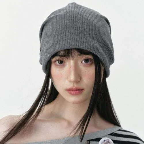 Trendy Slouchy Beanie for Women – Winter Knitted Warm Hat - custom OEM apparel by TRANSION