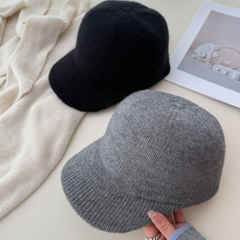 Autumn/Winter Warm Knitted Baseball Cap - Image 4