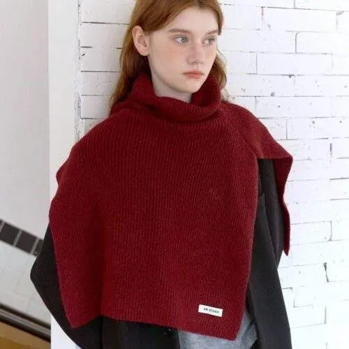 Pullover Turtleneck Shoulder Neck Warmer | Cozy Winter Thermal Collar - custom OEM apparel by TRANSION
