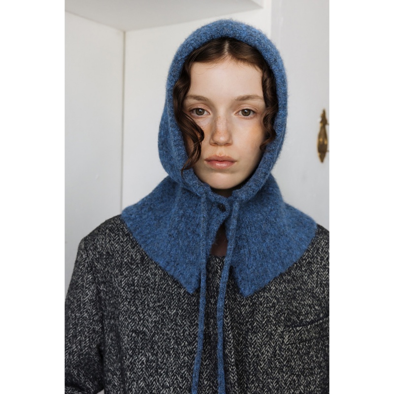 Fashion Knit Hat Scarf Set – Warm Winter Hooded Hat for Women - Image 2