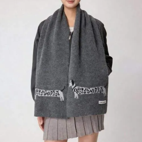 Wool Knit Scarf Versatile & Warm for Fall Winter - custom OEM apparel by TRANSION