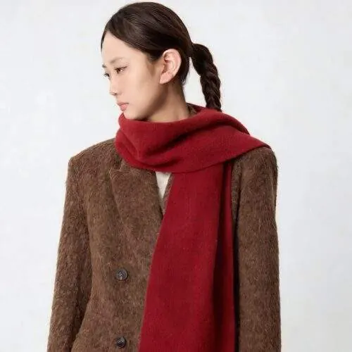 Women’s Cashmere Scarf Soft Comfortable Minimalist Warm Scarf - product detail image 1 by TRANSION