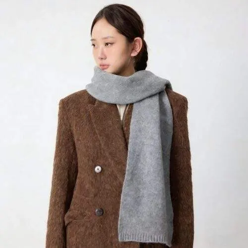 Women’s Cashmere Scarf Soft Comfortable Minimalist Warm Scarf - custom OEM apparel by TRANSION