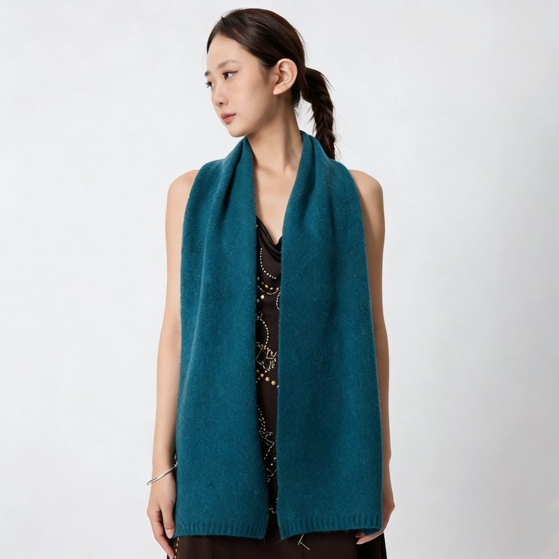 Women’s Cashmere Scarf Soft Comfortable Minimalist Warm Scarf - Image 3