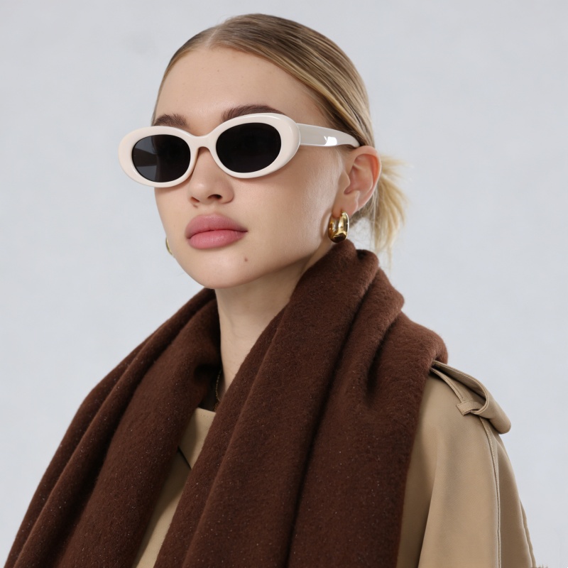 Solid Color Fringe Scarf – Warm Autumn Winter Scarf for Women - Image 4