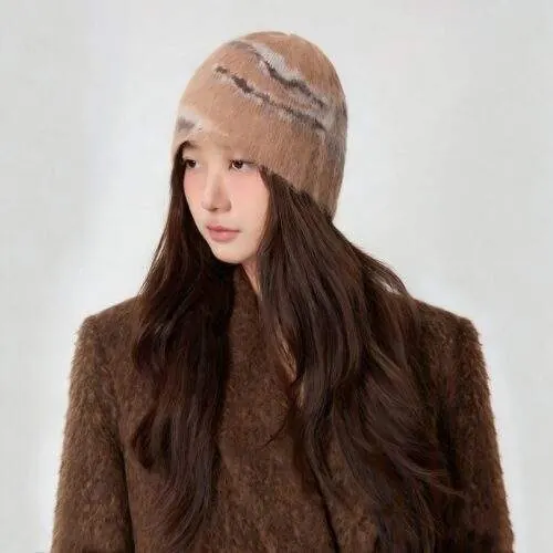 Thick Plush Knit Slouchy Beanie with Ear Protection | Warm Winter Hat - custom OEM apparel by TRANSION