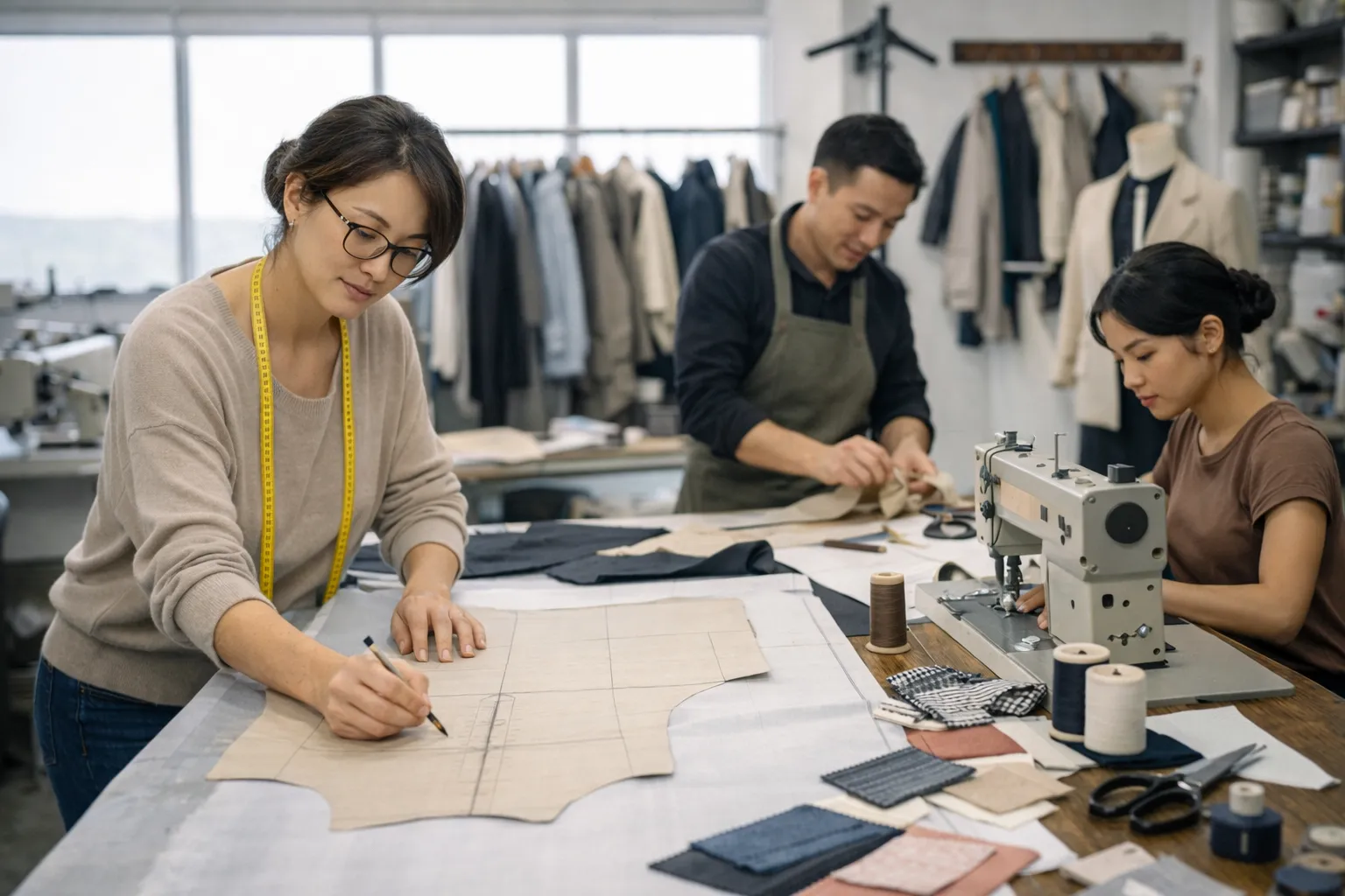 Sampling and pattern making workshop