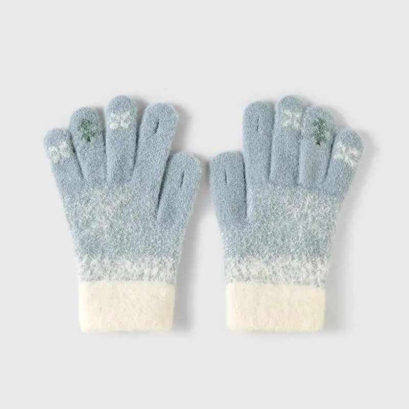 Warm Fingerless Touchscreen Knit Gloves - product detail image 1 by TRANSION