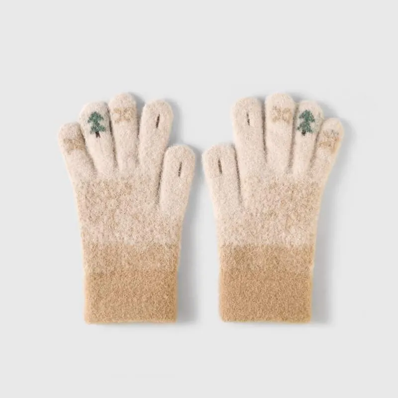 Warm Fingerless Touchscreen Knit Gloves - product detail image 2 by TRANSION