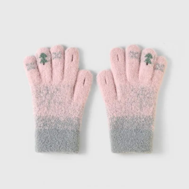 Warm Fingerless Touchscreen Knit Gloves - custom OEM apparel by TRANSION