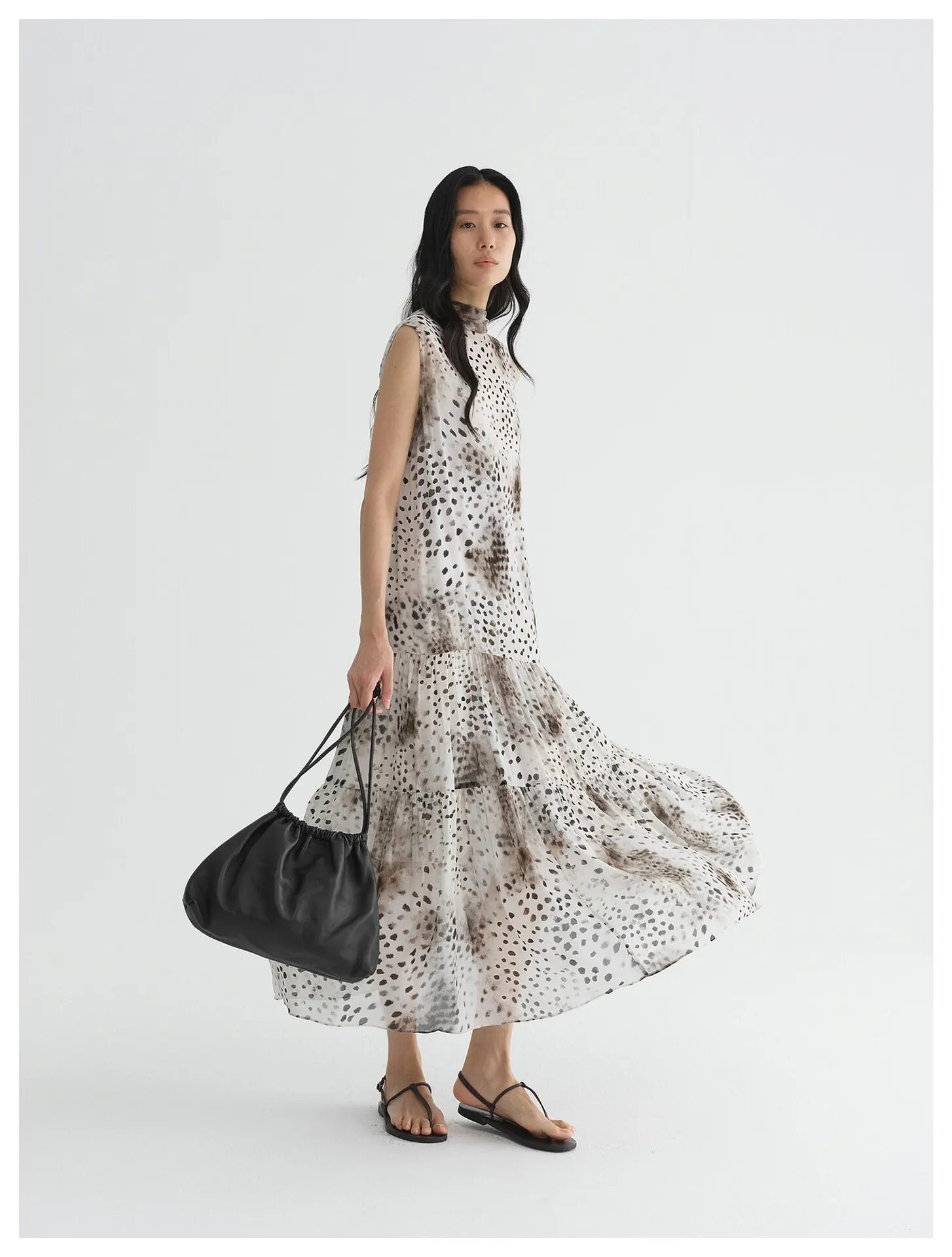 Women's Two-Piece Ribbon Tie Cami Dress Set - Image 3