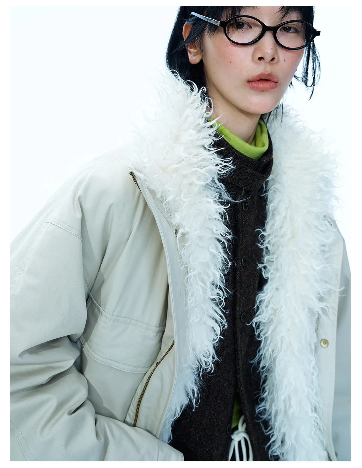 Women's 90% White Duck Down Parka Jacket, Windproof Warm Long Sleeve Puffer Coat, Functional Winter Outerwear - Image 7
